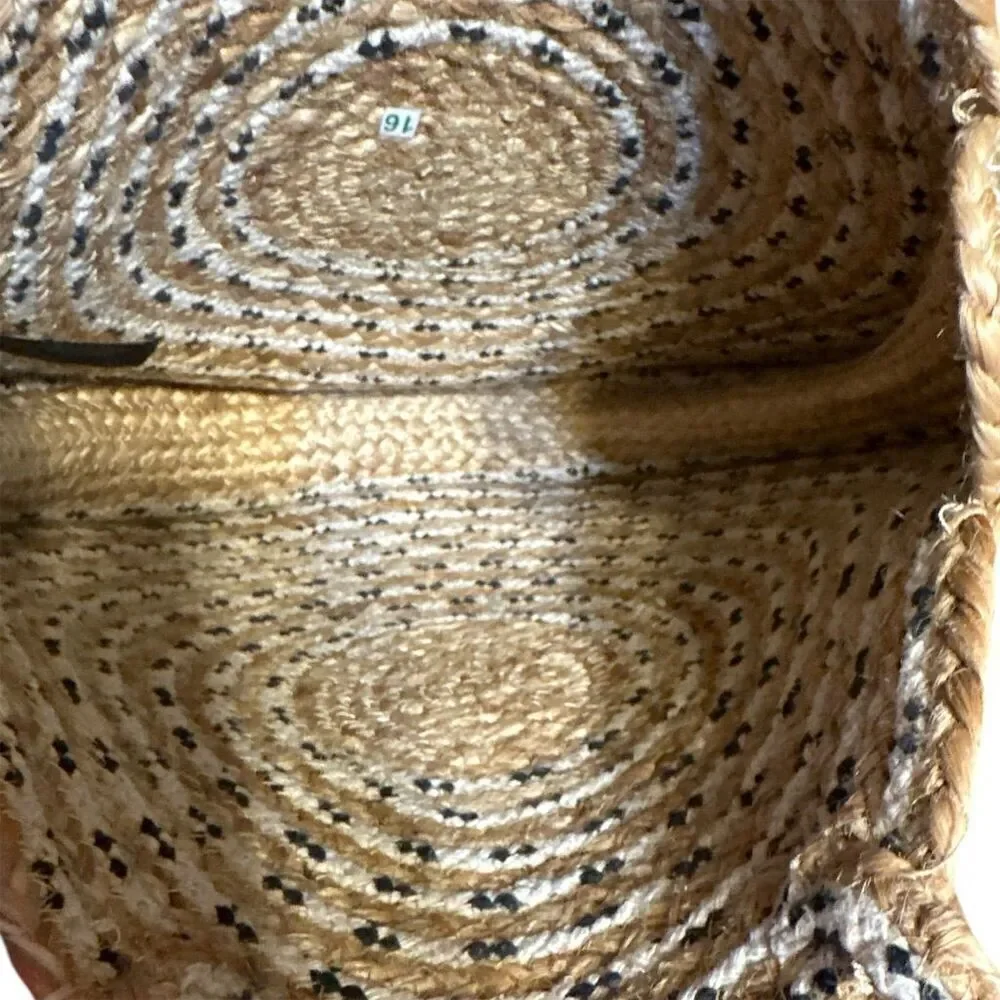 Circus by Sam Edelman Phoebe Braided Soft Boho Jute Shoulder Bag Natural Tan